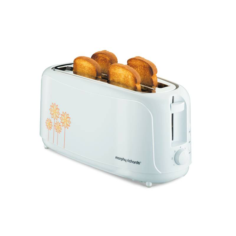 Morphy Richards AT 402 4 Slice Pop Up Toaster (White)